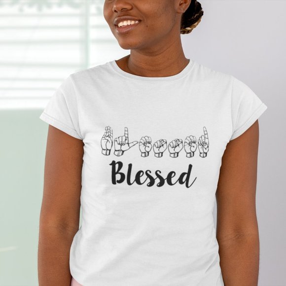 T-Shirt Addicts Tops - Signing Blessed T-Shirt